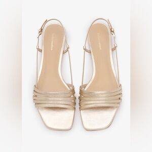 REFORMATION Millie Lattic Flat Sandal